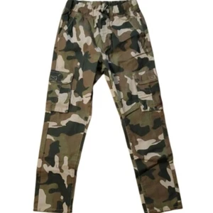 Ring of Fire Brown Camo Cargo Pants Kids Size 14 - Picture 1 of 8
