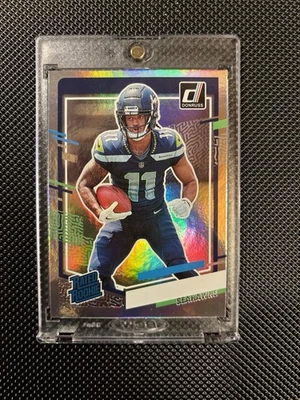 2023 donruss No Name Holo  Parallel  Jaxon Smith Njigba  Rated Rookie S/P - Image 1 of 4