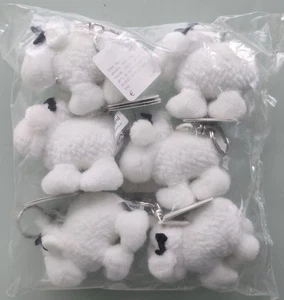 MDS NICI (21280) 6 x SCHAF SILLE SHEEPWORLD, SCHLÜSSELANHÄNGER, WEIß - Bild 1 von 4