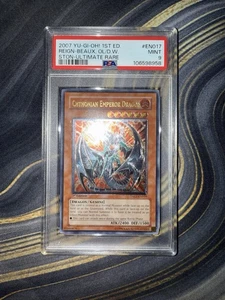 Chthonian Emperor Dragon, Ultimate Rare (TAEV-EN017), 1st Edition, PSA 9 ERROR - Picture 1 of 2