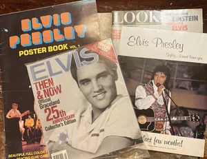 Elvis Presley Memorabilia Lot - Photo Book - Magazines - - Imagen 1 de 14