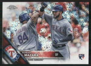 2016 Topps Chrome Holiday Mega Box #HMT19 Nomar Mazara Texas Rangers 190453 - Picture 1 of 2