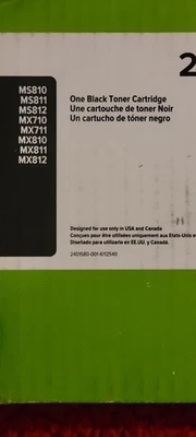 Make Me An Offer!! Lexmark 24B6833 Black Toner Cartridge for MS810  - Image 1 of 2