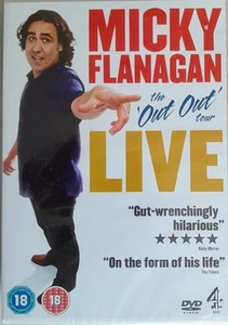 Micky Flanagan Live: The Out Out Tour DVD R2 BRAND NEW SEALED & FREEPOST - Picture 1 of 4