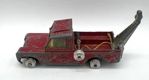Corgi Toys Land Rover 109 W.B. Tow Truck Red Diecast Britain Vintage - Picture 1 of 13