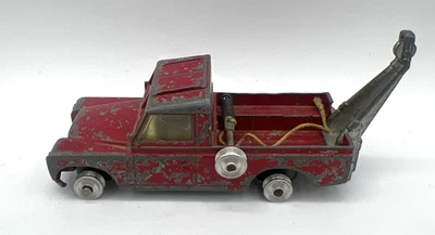 Corgi Toys Land Rover 109 W.B. Tow Truck Red Diecast Britain Vintage - Image 1 of 4