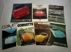 Gruppe (7) 1968-1985 Chevrolet Corvette Verkaufsprospekte/Kataloge/Broschüren - Bild 1 von 16