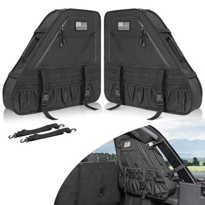Rear Cargo Trunk Organizer Side Storage Bag For 2021-2025 Ford Bronco 2/4 Doors - Image 1 of 4