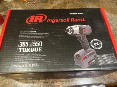 Kit de llaves de impacto inalámbricas Ingersoll Rand 20V par medio 3/8", 550 ft-lbs Foto 1 de 2