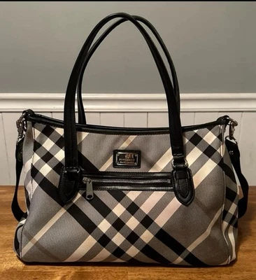 Bolso de Mano Burberry Nova a Cuadros con Certificado de Autenticidad Foto 1 de 4