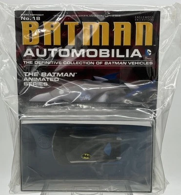 Eaglemoss DC Comics Batman Automobilia #18 ? ANIMATED SERIES BATMOBILE & COMIC - Image 1 of 4