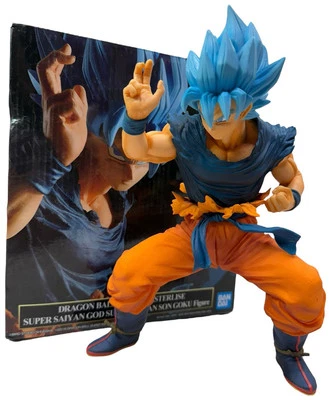 Figura de acción Bandai Dragon Ball Masterlise Super Saiyan Go Son Goku 2018Z en caja Foto 1 de 4