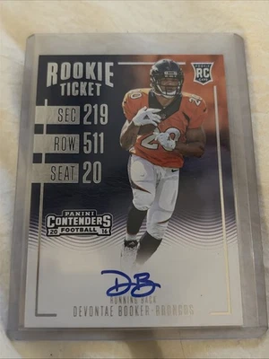 K287,604 - 2016 Panini Contenders #316A Devontae Booker Auto RC - KD - Image 1 of 2