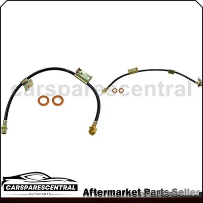 Juego de manguera de freno delantera 2 piezas para Cadillac Escalade EXT 6,0 L 2002-2006 Foto 1 de 4