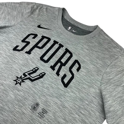 San Antonio Spurs x Nike Men's Dri-Fit S/S T-Shirt Gray • Large - Image 1 of 4