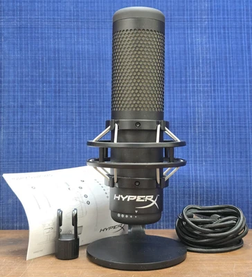 HyperX QuadCast S RGB LED USB GAMING Nierenmikrofon - Schwarz - Bild 1 von 4