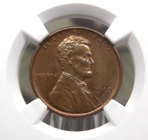 1910 "S" Lincoln Wheat Cent Penny 1c NGC MS65 BN #057 Gem BU Unc ECC&C, Inc. - Picture 1 of 5