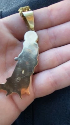 Colgante San Lázaro 14k sólido 12,1 gramos Foto 1 de 2