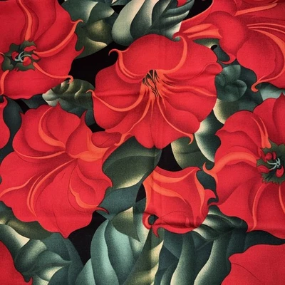 Alexander Henry Fabrics Collection 2003 GEORGIA Red 1/2 Yard - Image 1 of 4