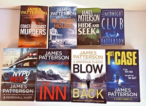 James Patterson Thriller Book x 8 Bundle Lot, Small & Large Paperbacks - Picture 1 of 10