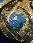 WCW WORLD HEAVYWEIGHT Championship réplique ceinture plaquée or zinc cuir véritable 