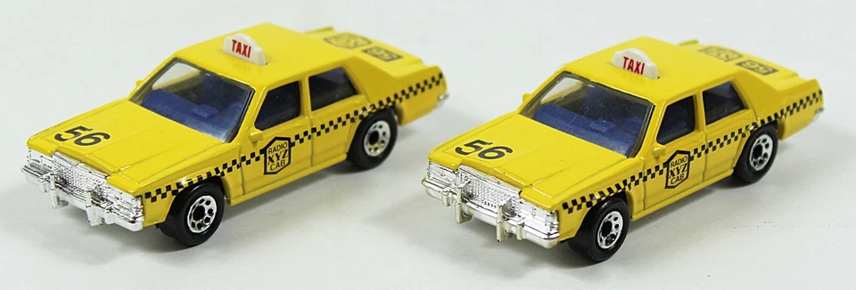 2 Matchbox FORD LTD YELLOW CABS cars New no Package 1987 Vintage - Image 1 of 4