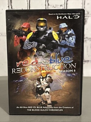 Red vs Blue: Reconstruction - DVD - Very Good, Rare, OOP See Pictures Season 6 Foto 1 de 4