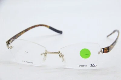 NUEVAS GAFAS KAZUO KAWASAKI MP-705 DORADAS HABANA MARCOS AUTÉNTICOS 49-19 Foto 1 de 4