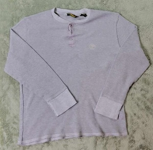 Timberland Henley Shirt Herren XL Langarm Rundhals Waffel - Bild 1 von 8