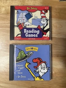 Grüne Eier und Schinken Dr. Seuss lebende Bücher Katze im Hut Lesespiele PC CD ROM - Bild 1 von 3
