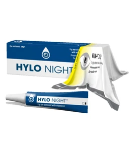HYLO NIGHT (formerly VitA POS) Vitamin A Eye Ointment 1x 5g Tube - Picture 1 of 1