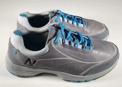 New Balance Zapatos Mujer 9.5 Gris Cuero Senderismo Caminar Azul WW999GR Exterior Foto 1 de 4
