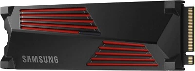 Samsung 990 PRO 1TB Heatsink M.2 PCIe 4.0 NVMe SSD/Solid State Drive 7450MB/s - Image 1 of 4