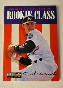 1996 Upper Deck Choice John Wasdin GOLD SIGNATURE Rookie Baseball Card - Picture 1 of 2