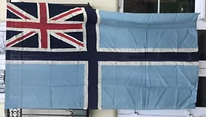 Large Vintage British pre RAF Civil Aviation Ensign Flag 1931-57 9ft x 4’3” Sewn - Picture 1 of 13