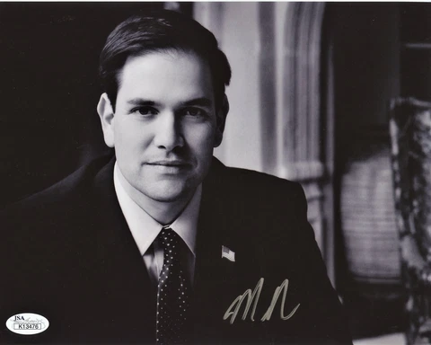 MARCO RUBIO Signed Photo - JSA Certified Cover