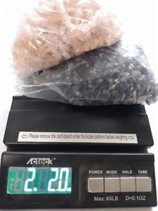 Big Destash Lot Of Bead Chip Bead Strands Rose Quartz And Sodalite Over 2 Lbs - Picture 1 of 6
