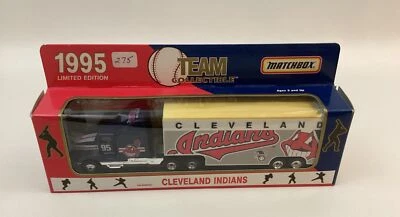 Matchbox Team Collectible Cleveland Indians Limited Edition Trucks 1995 - Image 1 of 4