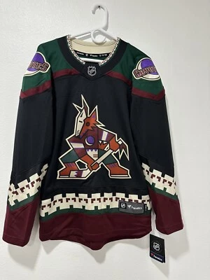 Camiseta de hockey de los Arizona Coyotes Fanatics Breakaway NHL Kachina Logo para hombre XS NUEVA CON ETIQUETAS Foto 1 de 4