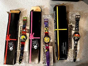 3 Disney Tim Burton Burger King Nightmare Before Christmas Digital Watches 1993 - Picture 1 of 1