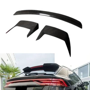 Fits Audi RSQ8 RS Q8 2020-23 REAL CARBON FIBER Rear Roof Spoiler Window Wing Lip - Picture 1 of 10