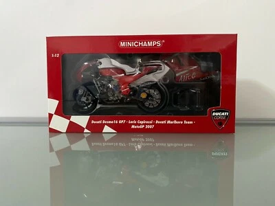 MINICHAMPS 1:12 DUCATI DESMO16 GP7 - LORIS CAPIROSSI MOTOGP 2007 - 122070065 - Immagine 1 di 3