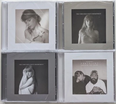 TAYLOR SWIFT – 3 x TTPD Limited CDs + Bonus Acoustic Versions + Fortnight Single - Bild 1 von 3