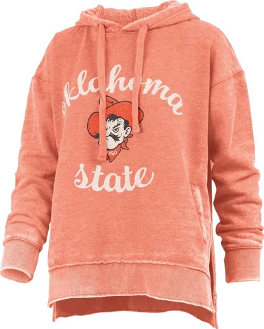 Women's Oklahoma State University Hoodie Vintage Hooded Fleece Sweatshirt Cover