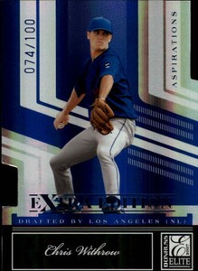 2007 Donruss Elite Extra Edition Aspirations #96 Chris Withrow /100