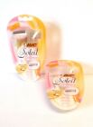 Lot of 2 BIC Soleil Balance Women's Disposable Razor, 2 Count ** NEW**