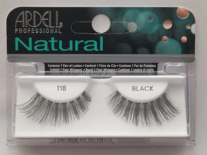 (LOT OF 15) Ardell Natural 118 False Lashes Authentic Ardell Eyelashes Black - Picture 1 of 1