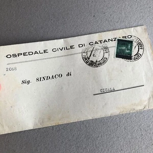 F.) Piego Luogotenenza Catanzaro 12.11.45 per Cicala  - Imagen 1 de 2