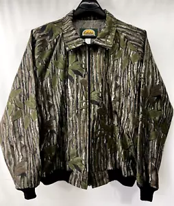 VTG CABELA'S MEN'S XXL REALTREE CAMO COTTON UNLINED BOMBER HUNTING JACKET USA - Picture 1 of 14