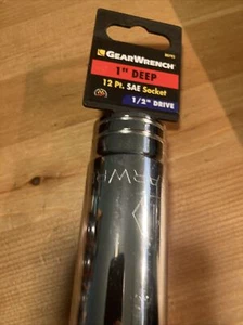 GEARWRENCH 1/2” Drive 1” Deep Socket 12 Point 80795 - Picture 1 of 3
